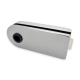 Lever Lock - Not Lockable - Brushed Stainless Effect