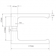 Lever Handle - Matt Black