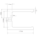 Lever Handle - Matt Black