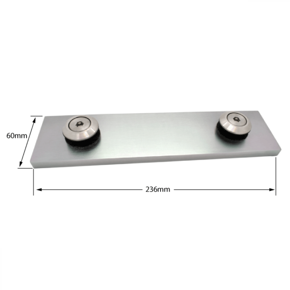 10mm Drilled Fixing Plate For Overhead Closer