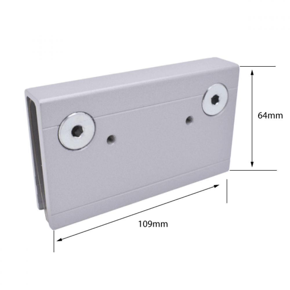 10mm Glass Non Drill Fixing Plate For Over Panel
