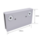 10mm Glass Non Drill Fixing Plate For Over Panel