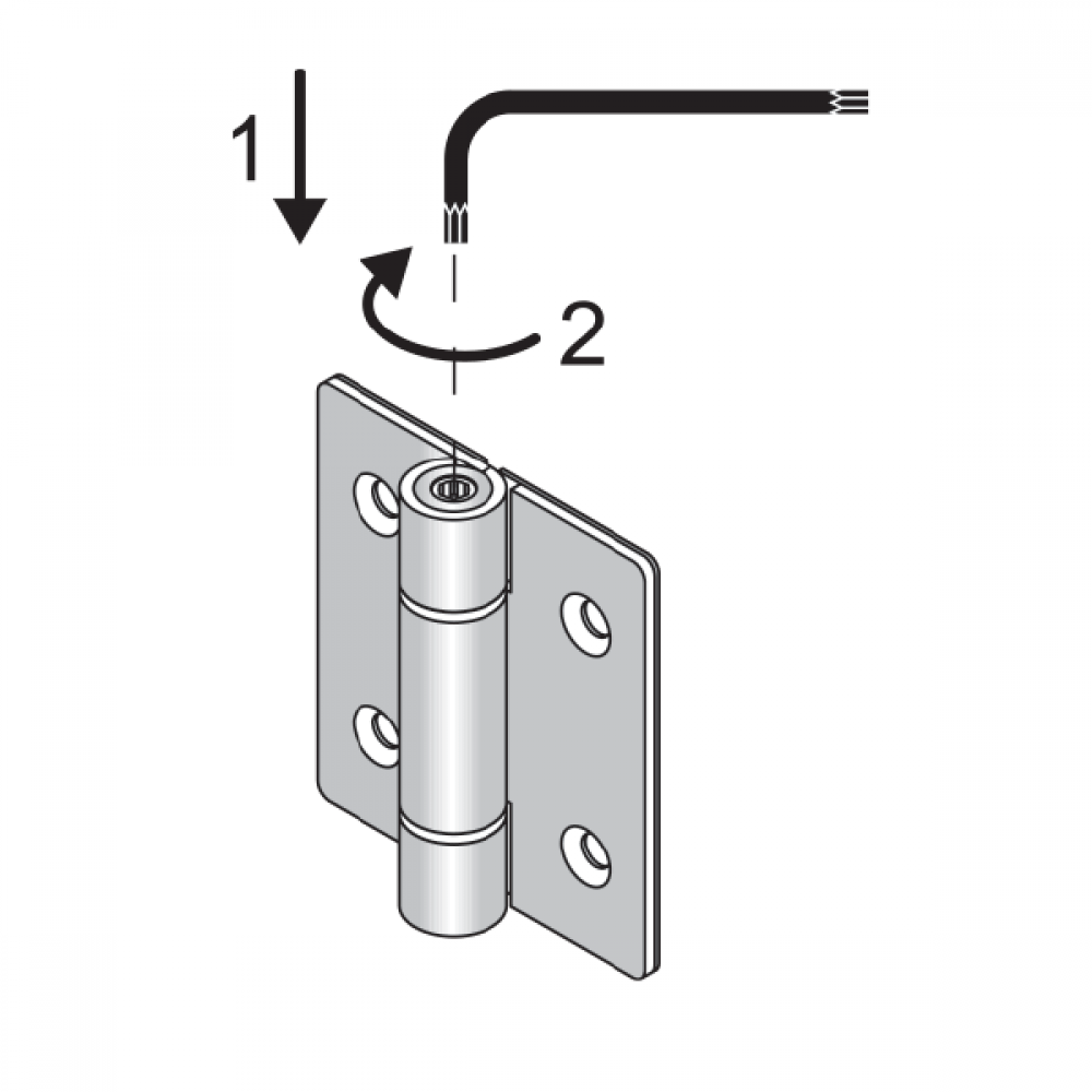 Self Closing Hinge-Stainless Steel-Heavy Duty- Inc Fixings