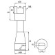 Stainless Steel Adjustable Pod Leg 125mm (304 SSS)