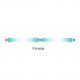 Clear PVC Weather Strip For Brush Seal - 10mm Glass