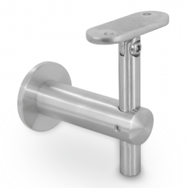 Adjustable Wall to handrail bracket - Flat
