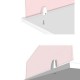 Top Fix Desk Partition Clamp - 4-12mm Thick Panel - Black