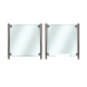 SS Covid Counter Protection Post - End - 1000mm