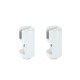 VistaScreen Desk Clamp- 4-10mm Material - RAL9010 White