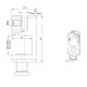 VistaScreen Desk Clamp- 4-10mm Material - RAL9005 Black