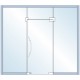 Wall Profile System Kit For 10mm Glass With SS Covers - 3m