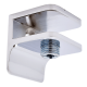 F Type Shelf Support - Chrome - 8-10mm Glass