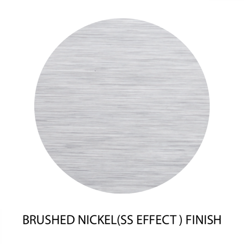 15mm Brushed Nickel(SS Effect) U Channel - 10mm Thick Glass