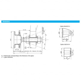 Flat Head Articulated Bolt For 15 - 22mm Insulated Glass Uni