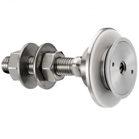 Countersunk Head Articulated Bolt For 15 - 22mm Thick Glass