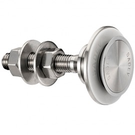 Countersunk Head Articulated Bolt For 15 - 22mm Thick Glass