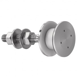 Flat Head Articulated Bolt For 15 - 22mm Insulated Glass Uni