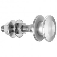 50mm Dia. Flat Head Articulated Bolt For 15 - 22mm Thick Gla
