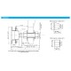 60mm Dia. Flat Head Fixed Bolt For 15 - 22mm Thick Glass