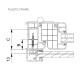 105mm SkyForce Fixing Screw For PVC & Alu With Steel Core