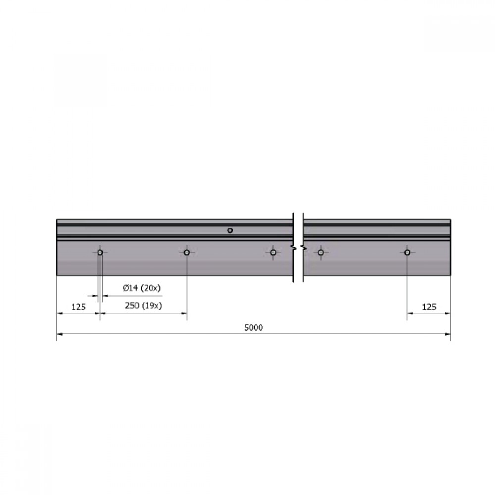 OnLevel 3020 F Type Top Mount Channel - 0.74kN