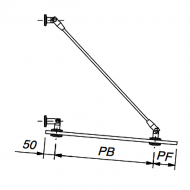Complete 316 Stainless Steel Canopy Kit for max 13.5mm Glass