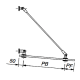 Complete 316 Stainless Steel Canopy Kit for max 13.5mm Glass