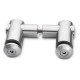 T Type Glass To Glass Connector