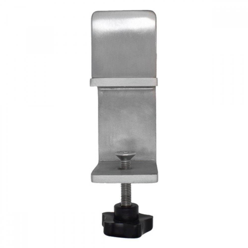 Stainless Steel Desk Partition Clamp - 6/8/10mm Thick Glass