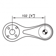 S3000 Spider Bracket Series - 1 Arm 180 Degree - AISI316