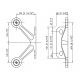S3101 Evo Spider Bracket Series - 2 Arm - AISI316