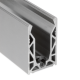 POSIglaze 3 Mtr Surf. Mount Kit For17.5mm Glass, Brush Alum