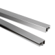 POSIglaze 3 Mtr Side Mount Kit For 12mm Glass, Brushed Alum