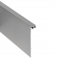 POSIglaze Side Cladding, Brushed Alum Finish
