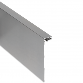 POSIglaze Side Cladding, Brushed Alum Finish