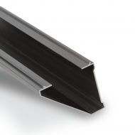 POSIglaze  Side Drilled Bottom Cladding, Brushed Alum Finish