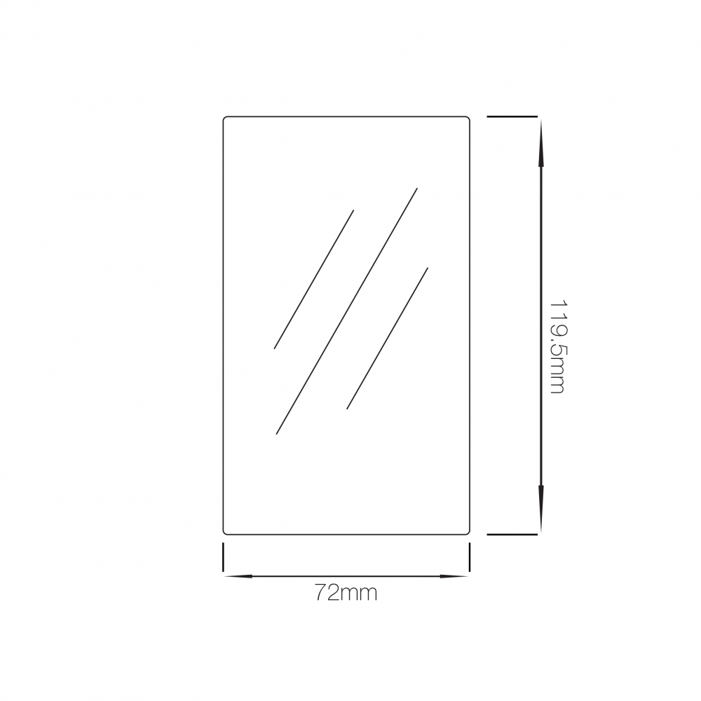 POSIglaze End Cap With Dowels - Stainless Steel