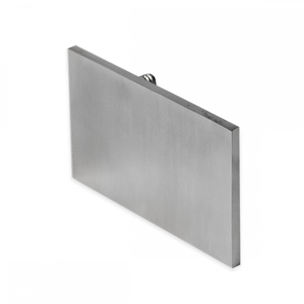 POSIglaze End Cap With Dowels - Stainless Steel