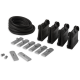 POSIglaze 3 Mtr Surface Mount Kit For12mm Glass, Black