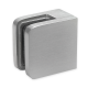 Glass Clamp - 45x45mm - 316SSS - Satin - Flat - 6-10mm Glass