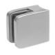 Glass Clamp - 45x45mm - 304SSS - Satin - 48mm Tube - 6-10mm