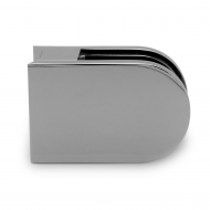 Glass Clamp - 63x45mm - Zinc- Polished  - 48mm Tube - 6-12mm