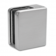 Glass Clamp - 67x55mm - 316SSS - Satin - Flat - 8-17.5mm