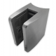 Glass Clamp-70x60mm-316SSS - Satin - 60mm Tube-17.52-21.52mm