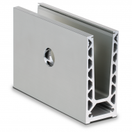 On Level 6021 Side Mounted Kit For 12mm Glass - SS Effect