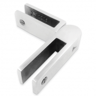 Adjustable SS Glass To Glass Panel Support 10-12mm Glass