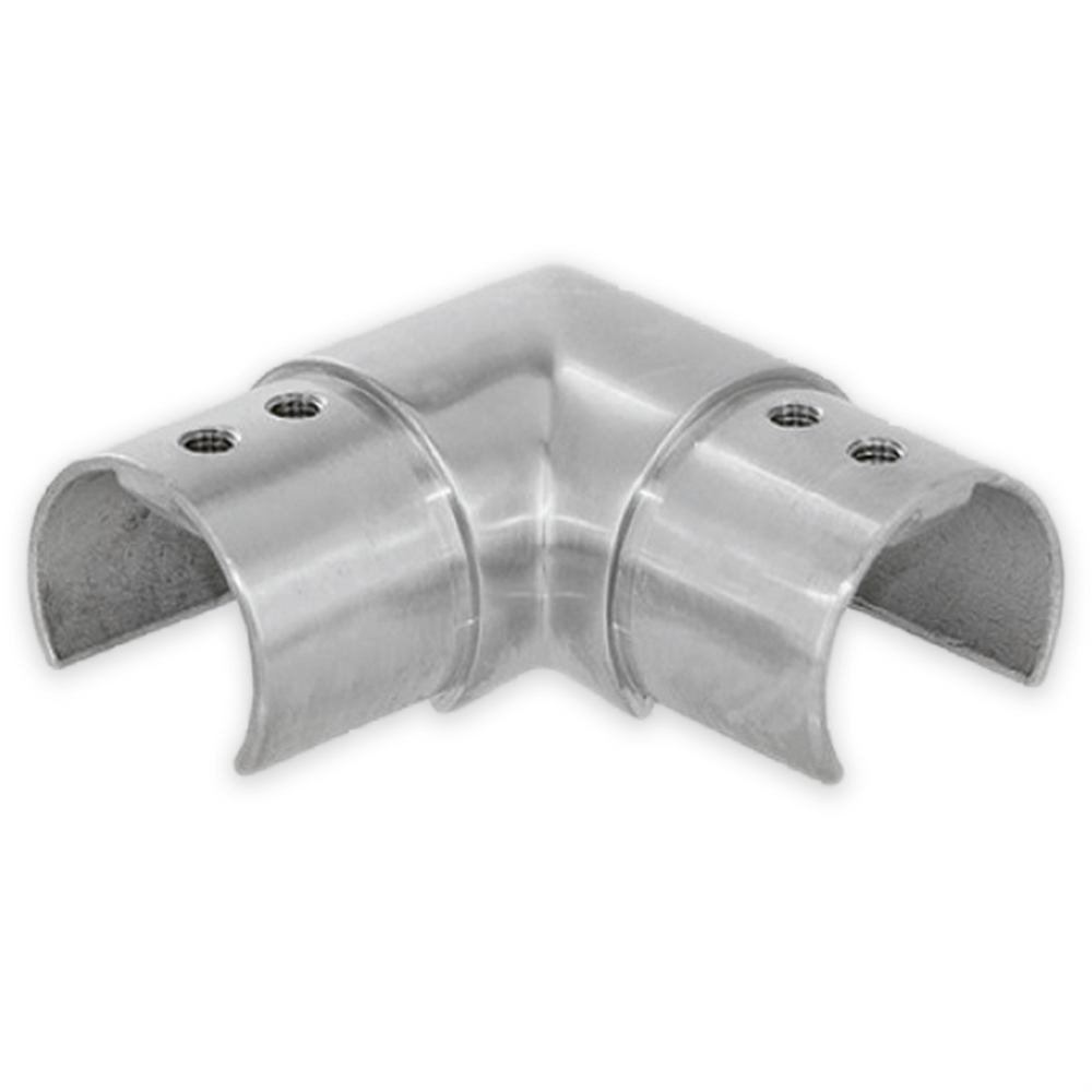 Slotted Handrail 90 Degree Connector for Tube 48.3mm x 1.5mm