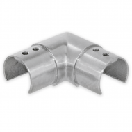 Slotted Handrail 90 Degree Connector for Tube 48.3mm x 1.5mm