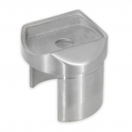 Slotted Handrail to 48.3mm x 1.5mm Tube Adapter