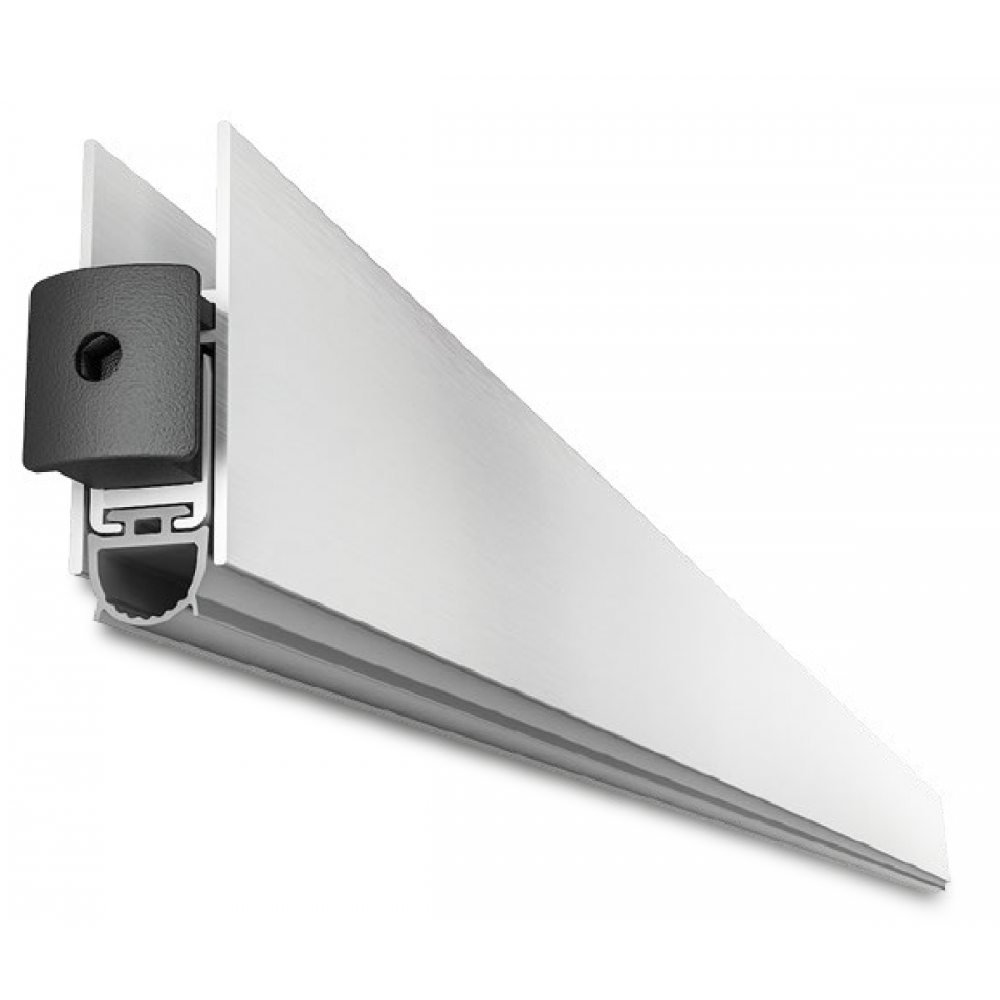 Bottom Mount Drop Down Seal - 1130mm - SS Effect - 10mm Glas